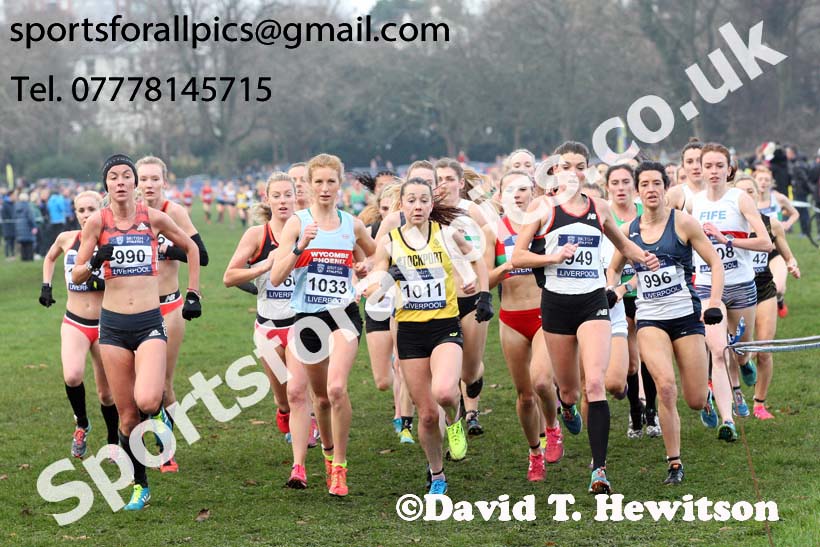 Senior womens British Athletics Liverpool Cross Challenge, Sefton Park, Liverpool. Photo:  David T. Hewitson/Sports for All Pics
